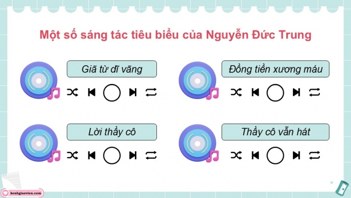 Giáo án điện tử Âm nhạc 9 kết nối Tiết 10: Hát Bài hát Tháng năm học trò