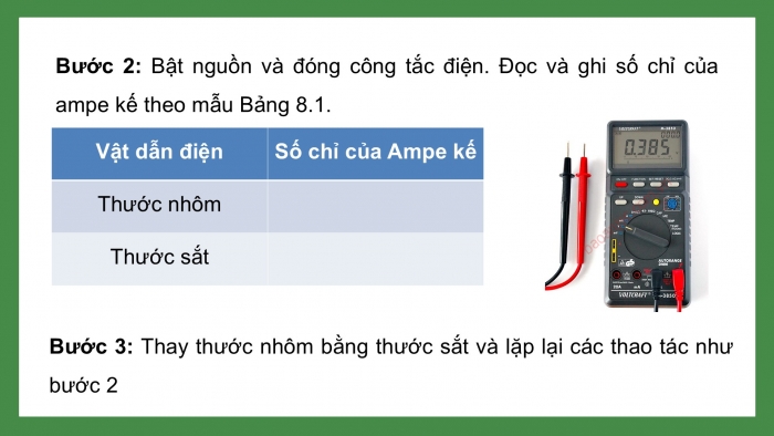 Giáo án điện tử KHTN 9 chân trời - Phân môn Vật lí Bài 8: Điện trở. Định luật Ohm