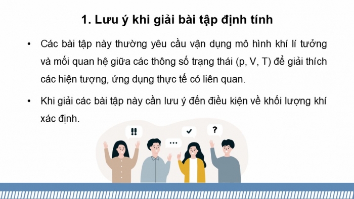 Giáo án điện tử Vật lí 12 kết nối Bài 13: Bài tập về khí lí tưởng