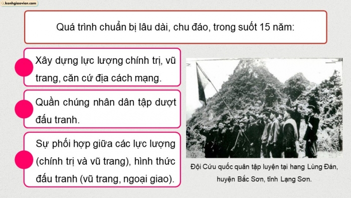 Giáo án điện tử Lịch sử 12 kết nối Bài 6: Cách mạng tháng Tám năm 1945 (P2)