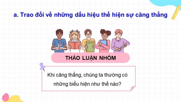 Giáo án điện tử Hoạt động trải nghiệm 9 cánh diều Chủ đề 3 - Hoạt động giáo dục 1: Ứng phó với căng thẳng