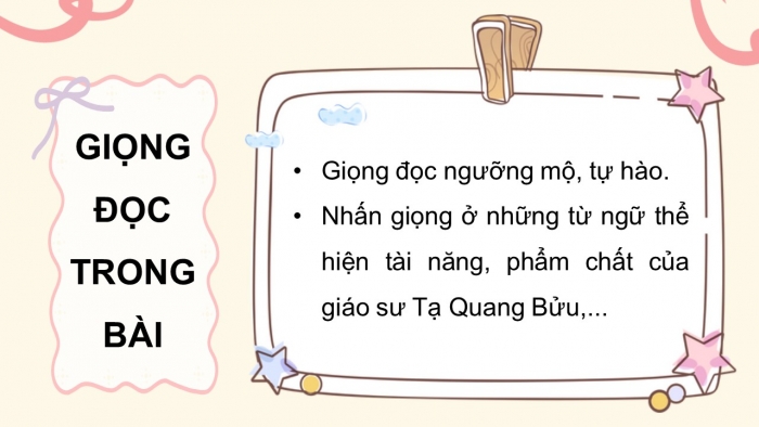 Giáo án điện tử Tiếng Việt 5 kết nối Bài 18: Tấm gương tự học