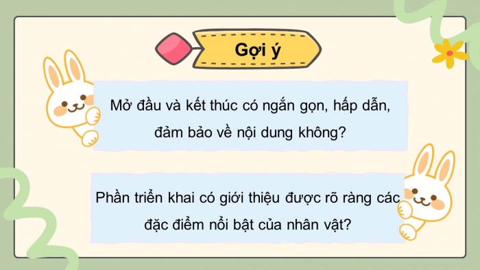 Giáo án điện tử Tiếng Việt 5 kết nối Bài 20: Đánh giá, chỉnh sửa đoạn văn giới thiệu nhân vật trong một cuốn sách