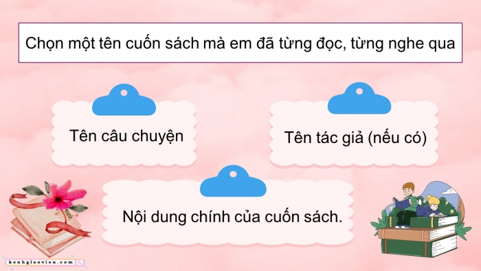 Giáo án điện tử Tiếng Việt 5 kết nối Bài 20: Cuốn sách tôi yêu