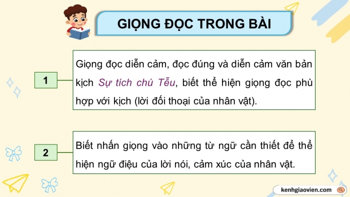 Giáo án điện tử Tiếng Việt 5 kết nối Bài 32: Sự tích chú Tễu