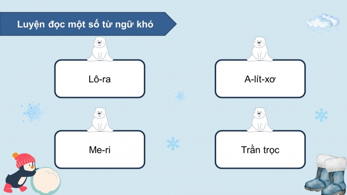 Giáo án điện tử Tiếng Việt 5 chân trời Bài 5: Trước ngày Giáng sinh