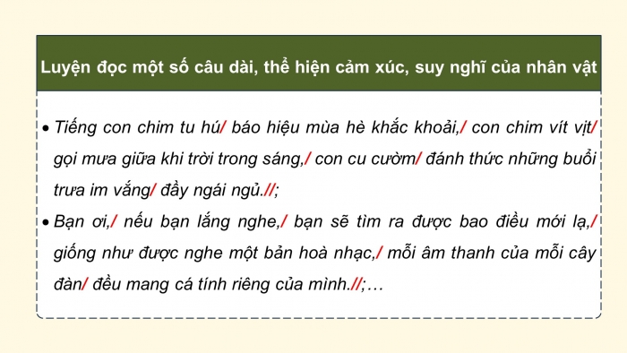 Giáo án điện tử Tiếng Việt 5 chân trời Bài 8: Hãy lắng nghe