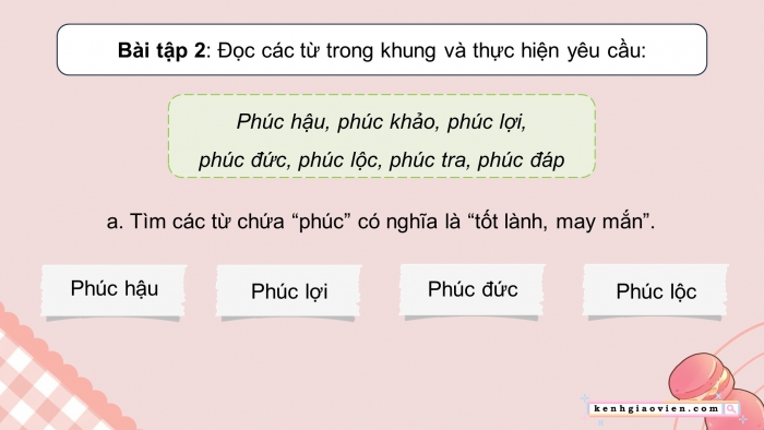 Giáo án điện tử Tiếng Việt 5 chân trời Bài 8: Mở rộng vốn từ Hạnh phúc