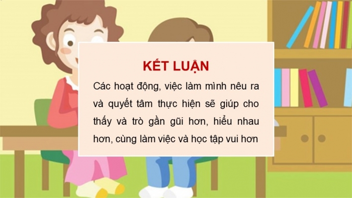 Giáo án điện tử Hoạt động trải nghiệm 5 kết nối Chủ đề Tôn sư trọng đạo - Tuần 11