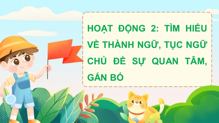 Giáo án điện tử Tiếng Việt 5 chân trời Bài 8: Mở rộng vốn từ Cộng đồng