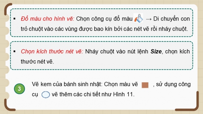 Giáo án điện tử Tin học 5 chân trời Bài 8A: Thực hành tạo thiệp chúc mừng