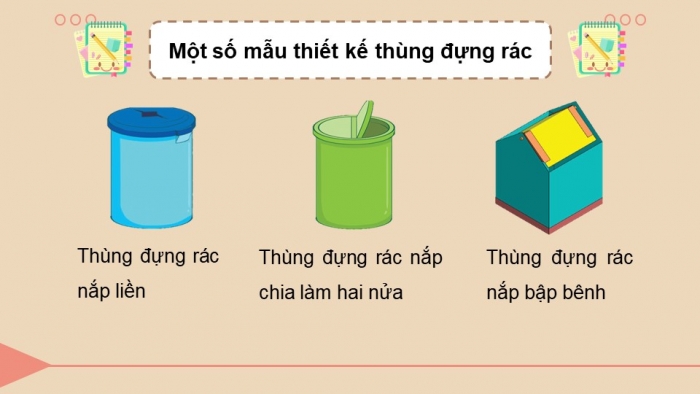 Giáo án điện tử Công nghệ 5 cánh diều Bài 5: Dự án Em tập làm nhà thiết kế