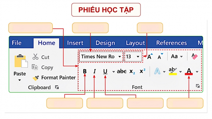 Giáo án điện tử Tin học 5 cánh diều Chủ đề E Bài 4: Định dạng kí tự