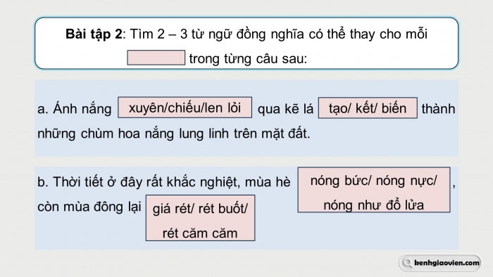 Giáo án điện tử Tiếng Việt 5 chân trời Bài Ôn tập cuối học kì I (Tiết 2)