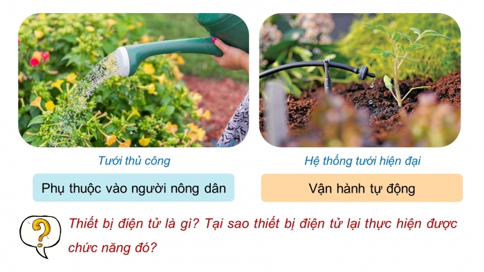 Giáo án điện tử Công nghệ 12 Điện - Điện tử Kết nối Bài 13: Khái quát về kĩ thuật điện tử