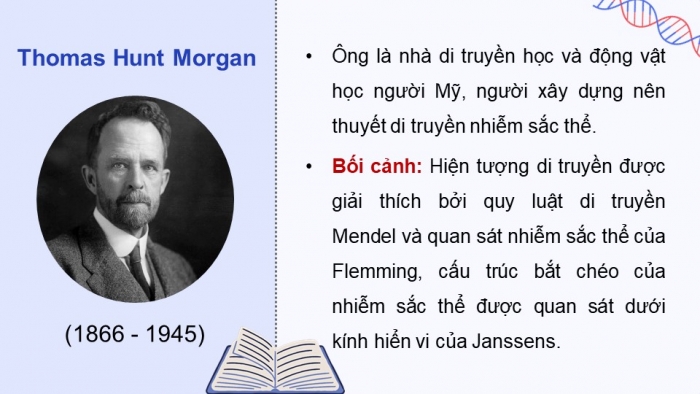 Giáo án điện tử Sinh học 12 cánh diều Bài 8: Di truyền liên kết giới tính, liên kết gene và hoán vị gene