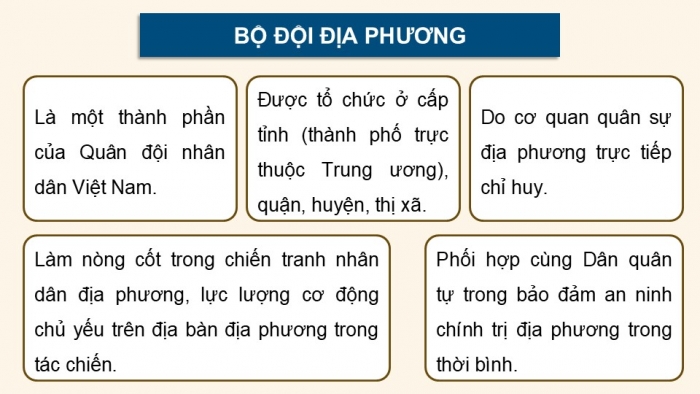 Giáo án điện tử Quốc phòng an ninh 12 kết nối Bài 5: Truyền thống và nghệ thuật đánh giặc giữ nước của địa phương