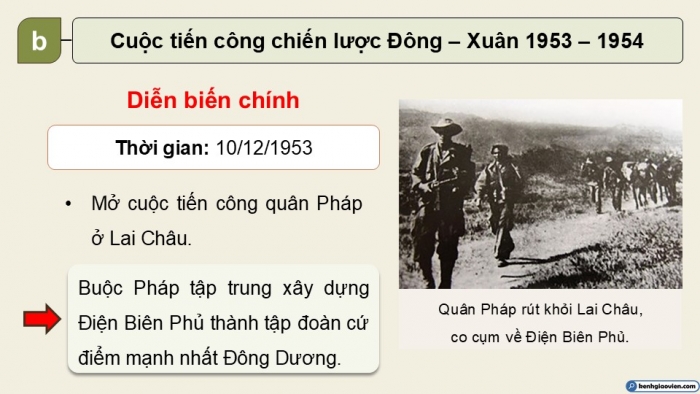 Giáo án điện tử Lịch sử 12 chân trời Bài 7: Cuộc kháng chiến chống thực dân Pháp (1945 – 1954) (P3)