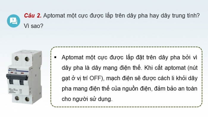 Giáo án điện tử Công nghệ 12 Điện - Điện tử Cánh diều Bài Ôn tập chủ đề 3