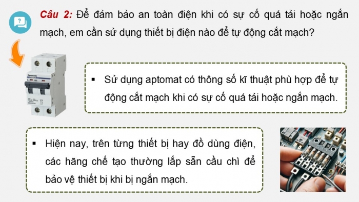 Giáo án điện tử Công nghệ 12 Điện - Điện tử Cánh diều Bài Ôn tập chủ đề 4