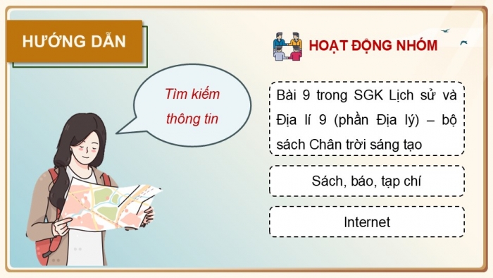 Giáo án điện tử Địa lí 9 chân trời Bài 10: Thực hành Vẽ sơ đồ thể hiện các thế mạnh về tự nhiên để phát triển kinh tế - xã hội của vùng Trung du và miền núi Bắc Bộ