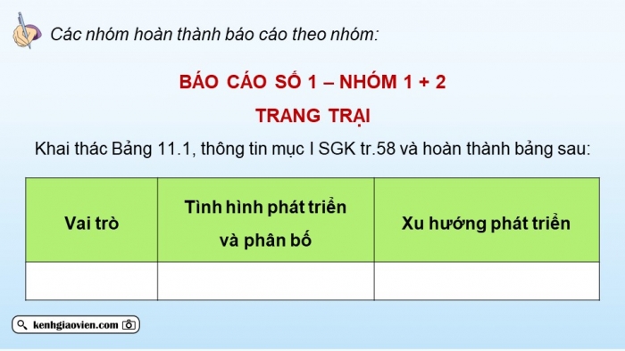 Giáo án điện tử Địa lí 12 cánh diều Bài 11: Một số hình thức tổ chức lãnh thổ nông nghiệp