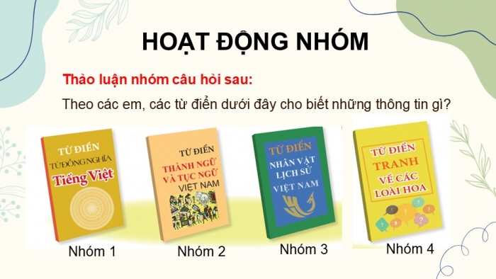 Giáo án điện tử Tiếng Việt 5 cánh diều Bài 6: Luyện tập tra từ điển