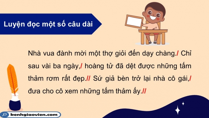 Giáo án điện tử Tiếng Việt 5 cánh diều Bài 6: Hoàng tử học nghề