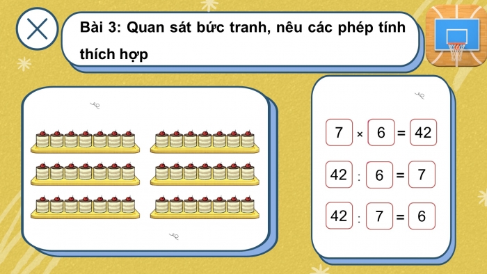 Giáo án điện tử Toán 3 cánh diều bài Bảng chia 7