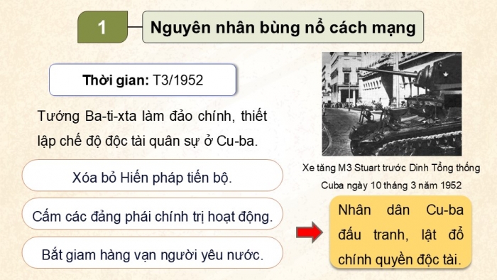 Giáo án điện tử Lịch sử 9 cánh diều Bài 11: Khu vực Mỹ La-tinh từ năm 1945 đến năm 1991 (P2)