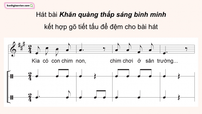 Giáo án điện tử Âm nhạc 5 cánh diều Tiết 11: Nhạc cụ Nhạc cụ thể hiện tiết tấu – Nhạc cụ thể hiện giai điệu, Thường thức âm nhạc – Tìm hiểu nhạc cụ Xen-lô