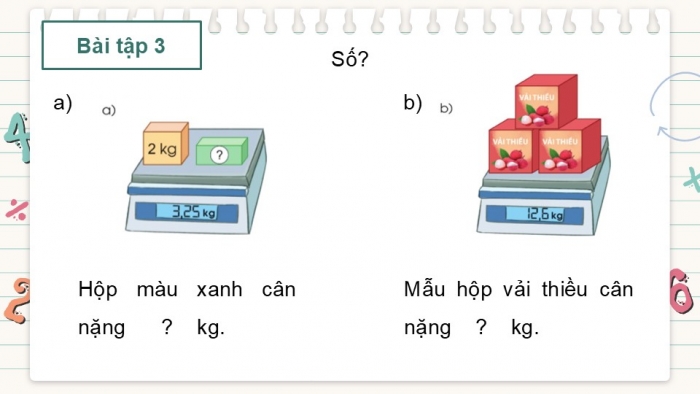 Giáo án điện tử Toán 5 cánh diều Bài 39: Luyện tập chung