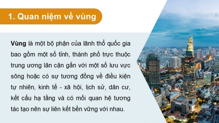 Giáo án điện tử chuyên đề Địa lí 12 chân trời CĐ 2: Phát triển vùng (P1)