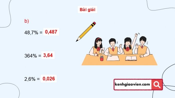 Giáo án điện tử Toán 5 cánh diều Bài 46: Luyện tập chung