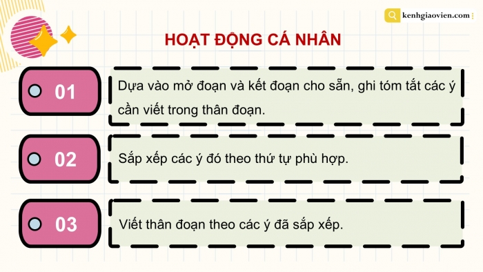 Giáo án điện tử Tiếng Việt 5 cánh diều Bài 8: Luyện tập viết đoạn văn nêu ý kiến về một hiện tượng xã hội (Viết thân đoạn)