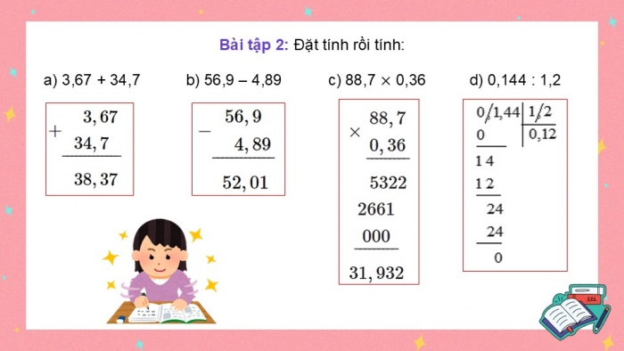 Giáo án điện tử Toán 5 cánh diều Bài 49: Ôn tập chung