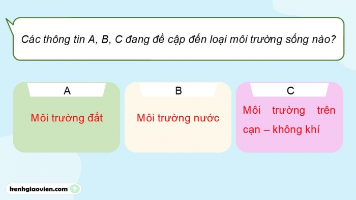 Giáo án điện tử Đạo đức 5 cánh diều Bài 6: Môi trường sống quanh em