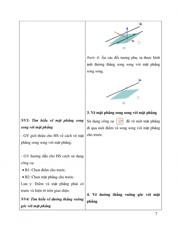 Giáo án và PPT Toán 11 cánh diều Thực hành phần mềm GeoGebra