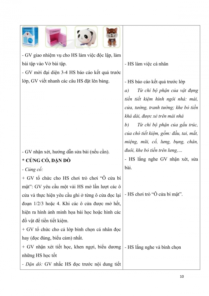 Giáo án và PPT Tiếng Việt 3 cánh diều Bài 3: Con heo đất, Mở rộng vốn từ về đồ vật, Ôn chữ viết hoa D Đ, Kể chuyện Em tiết kiệm