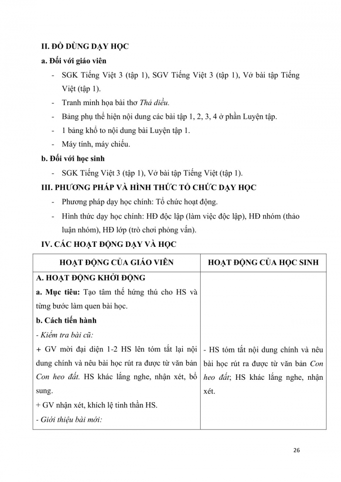 Giáo án và PPT Tiếng Việt 3 cánh diều Bài 3: Thả diều, So sánh, Em tiết kiệm