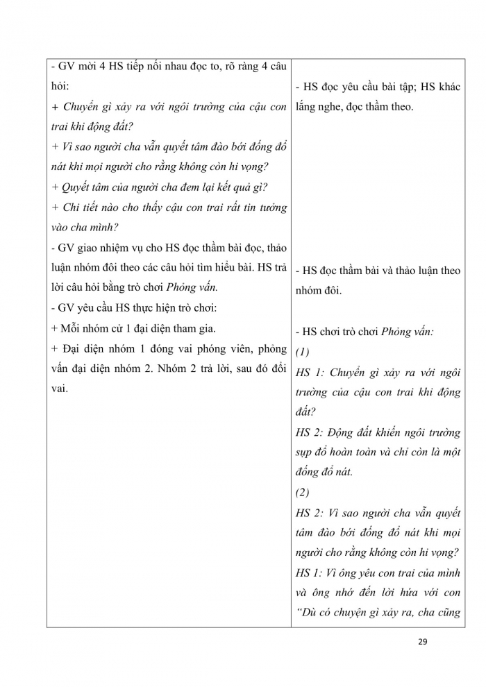 Giáo án và PPT Tiếng Việt 3 cánh diều Bài 4: Cha sẽ luôn ở bên con, Câu hỏi, Kể chuyện em và người thân