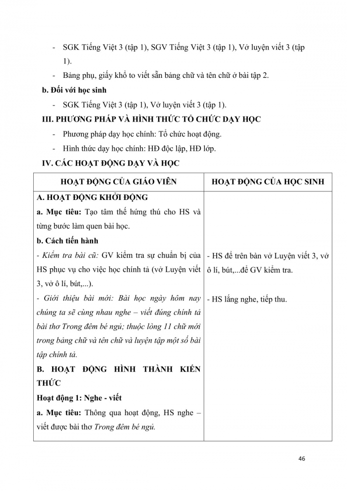 Giáo án và PPT Tiếng Việt 3 cánh diều Bài 4: Quạt cho bà ngủ, Ôn tập về câu Ai làm gì?, Nghe – viết Trong đêm bé ngủ, Ôn bảng chữ cái, Phân biệt r/d/gi, dấu hỏi / dấu ngã, Trao đổi Em đọc sách báo