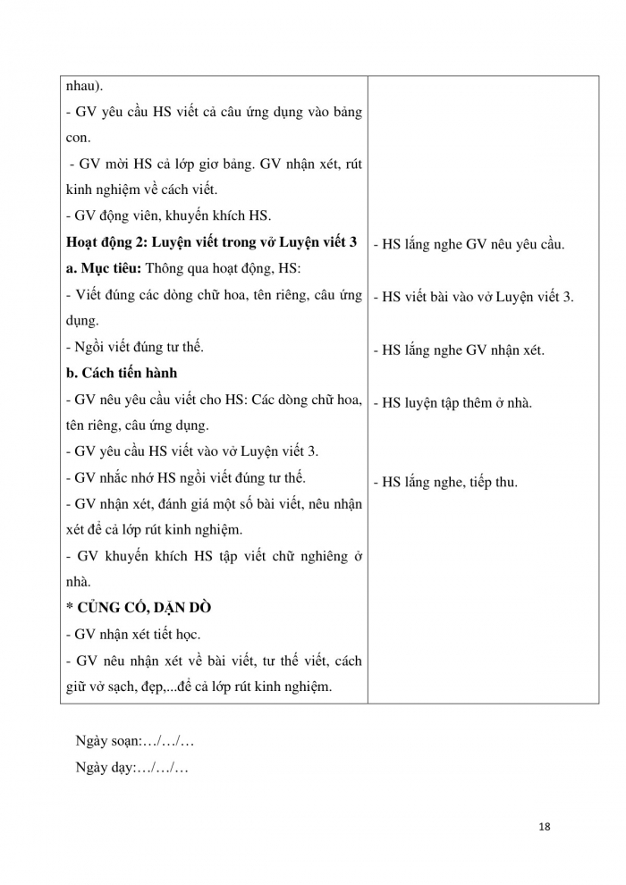 Giáo án và PPT Tiếng Việt 3 cánh diều Bài 6: Ôn viết chữ hoa G H, Nghe - kể Bộ lông rực rỡ của chim thiên đường