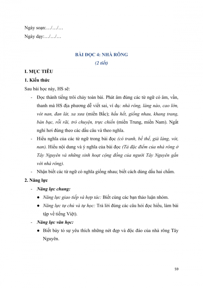 Giáo án và PPT Tiếng Việt 3 cánh diều Bài 6: Nhà rông, Luyện tập về từ có nghĩa giống nhau và dấu hai chấm, Em đọc sách