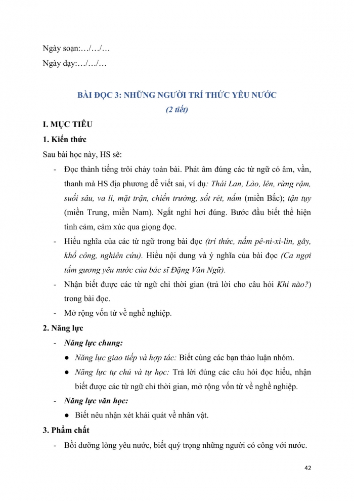 Giáo án và PPT Tiếng Việt 3 cánh diều Bài 7: Người trí thức yêu nước, Ôn tập về câu hỏi Khi nào?, Mở rộng vốn từ về nghề nghiệp, Nhớ – viết Cái cầu, Phân biệt uêu/êu, uyu/iu, r/d/gi, dấu hỏi/dấu ngã ...