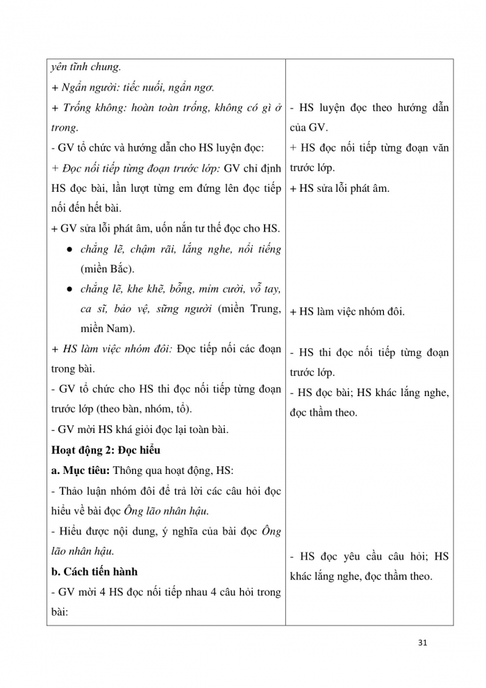 Giáo án và PPT Tiếng Việt 3 cánh diều Bài 9: Ông lão nhân hậu, Câu cảm, Em yêu nghệ thuật