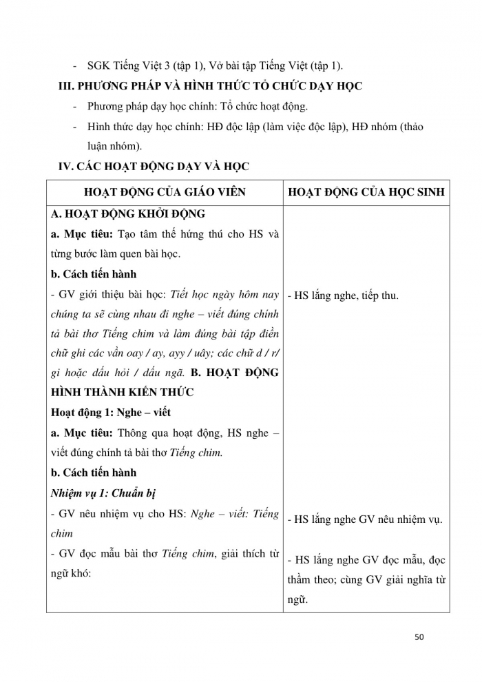 Giáo án và PPT Tiếng Việt 3 cánh diều Bài 9: Bàn tay cô giáo, Luyện tập về câu cảm, Nghe – viết Tiếng chim, Phân biệt oay/ay, uây/ây, r/d/gi, dấu hỏi/dấu ngã, Trao đổi Em đọc sách báo