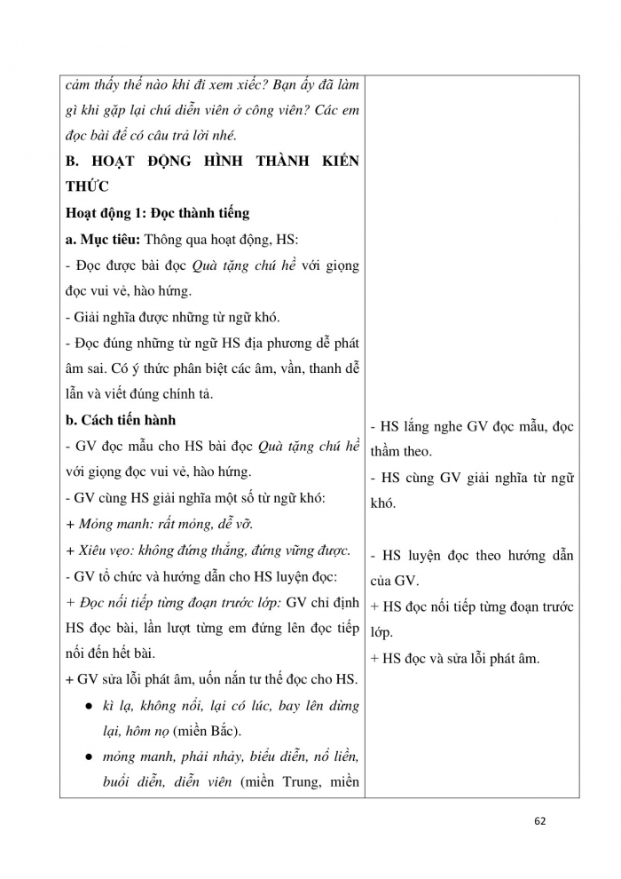 Giáo án và PPT Tiếng Việt 3 cánh diều Bài 9: Quà tặng chú hề, Ôn tập về câu hỏi Vì sao?, Luyện tập về câu cảm, Nghệ sĩ nhỏ