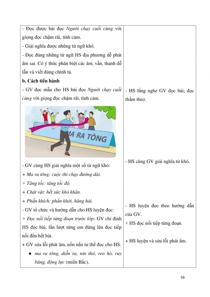 Giáo án và PPT Tiếng Việt 3 cánh diều Bài 8: Người chạy cuối cùng, Luyện tập về so sánh, Bản tin thể thao