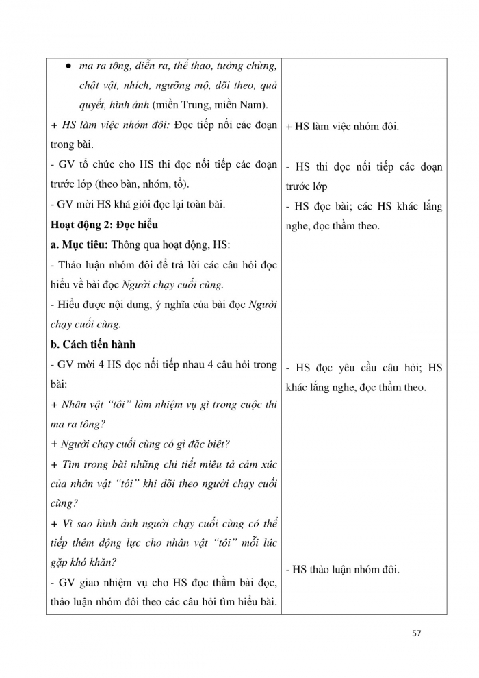 Giáo án và PPT Tiếng Việt 3 cánh diều Bài 8: Người chạy cuối cùng, Luyện tập về so sánh, Bản tin thể thao